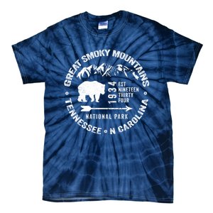 Great Smoky Mountains National Park NC TN Grunge Art Novelty Tie-Dye T-Shirt