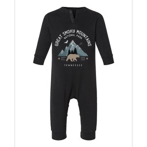 Great Smoky Mountains National Park Tennessee Camping Infant Fleece One Piece