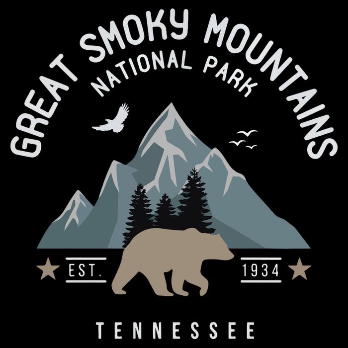 Great Smoky Mountains National Park Tennessee Camping Cooling Performance Crew T-Shirt