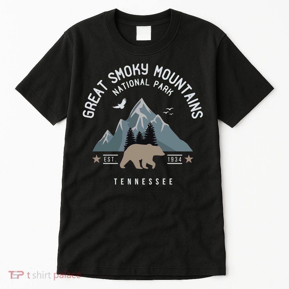 Great Smoky Mountains National Park Tennessee Camping Tall T-Shirt