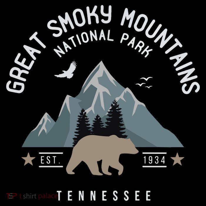 Great Smoky Mountains National Park Tennessee Camping Womens T-Shirt
