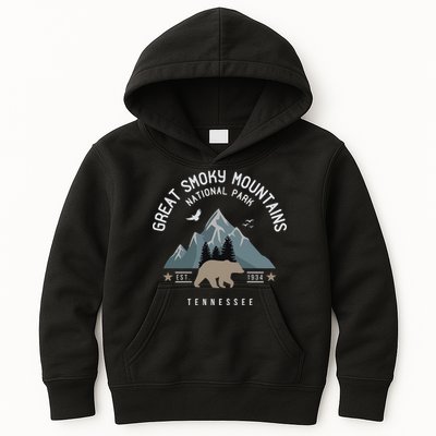Great Smoky Mountains National Park Tennessee Camping Kids Hoodie