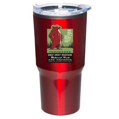 Great Smoky Mountains National Park Funny Bear Vintage Tumbler