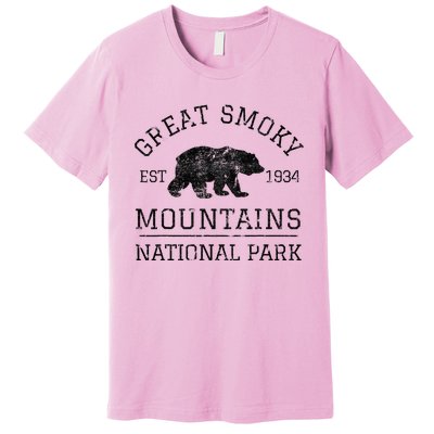 Great Smoky Mountains National Park Tennessee Bear Premium T-Shirt