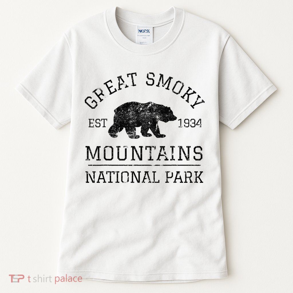 Great Smoky Mountains National Park Tennessee Bear Tall T-Shirt