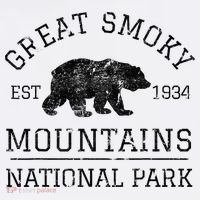 Great Smoky Mountains National Park Tennessee Bear Tall T-Shirt