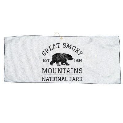 Great Smoky Mountains National Park Tennessee Bear Large Microfiber Waffle Golf Towel