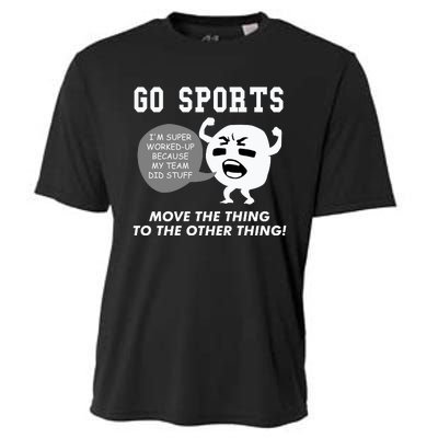 GO SPORTS Move The Thing To The Other Thing Cooling Performance Crew T-Shirt