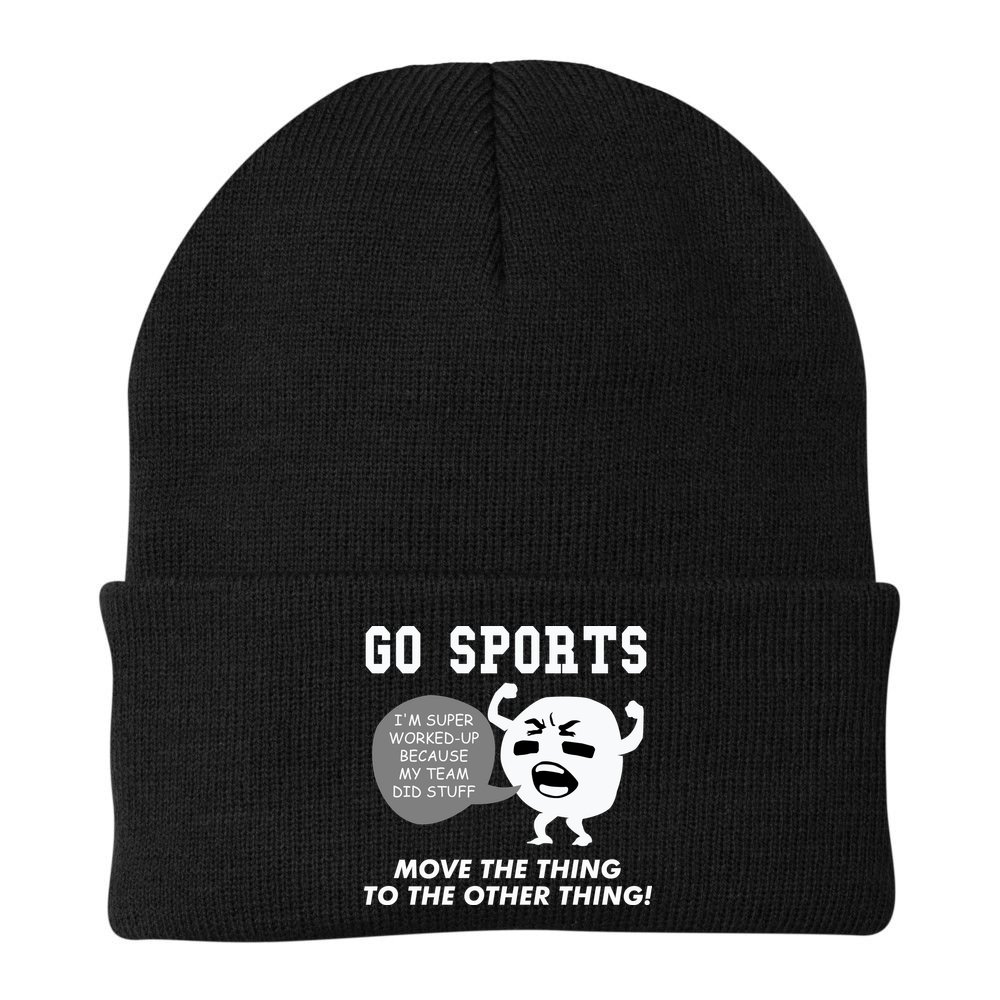 GO SPORTS Move The Thing To The Other Thing Beanie