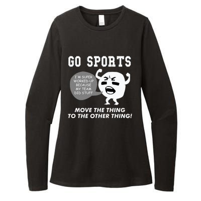 GO SPORTS Move The Thing To The Other Thing Womens CVC Long Sleeve Shirt