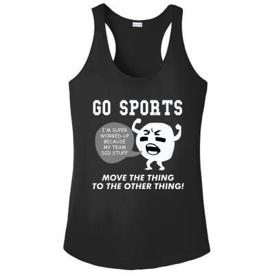 GO SPORTS Move The Thing To The Other Thing Ladies PosiCharge Competitor Racerback Tank