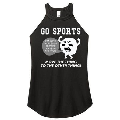 GO SPORTS Move The Thing To The Other Thing Women’s Perfect Tri Rocker Tank