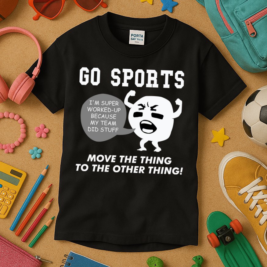 GO SPORTS Move The Thing To The Other Thing Kids T-Shirt