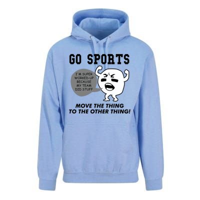 GO SPORTS Move The Thing To The Other Thing Unisex Surf Hoodie