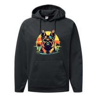 German Shepherd Men Women Kids Performance Fleece Hoodie