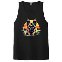 German Shepherd Men Women Kids PosiCharge Competitor Tank