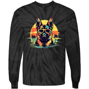 German Shepherd Men Women Kids Tie-Dye Long Sleeve Shirt