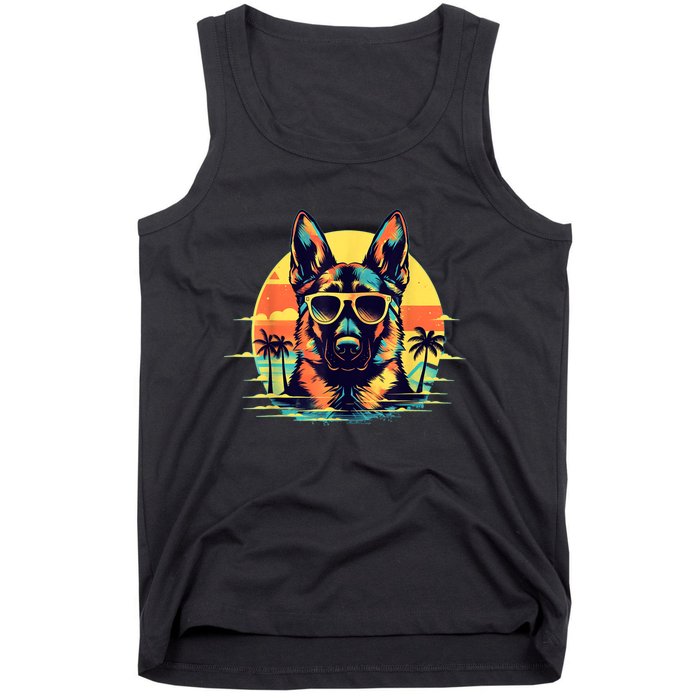 German Shepherd Men Women Kids Tank Top