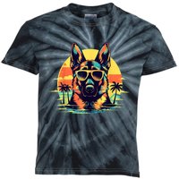 German Shepherd Men Women Kids Kids Tie-Dye T-Shirt