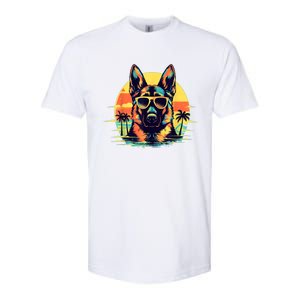 German Shepherd Men Women Kids Softstyle CVC T-Shirt