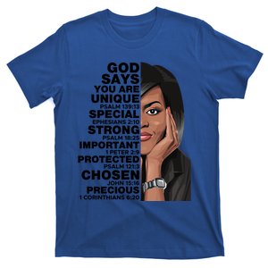 God Says Michelle Obama History Month Love Motivation Gift T-Shirt