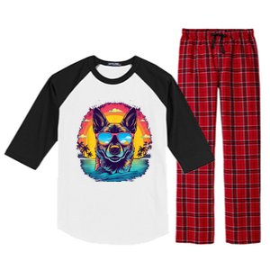 German Shepherd Men Women Kids Raglan Sleeve Pajama Set