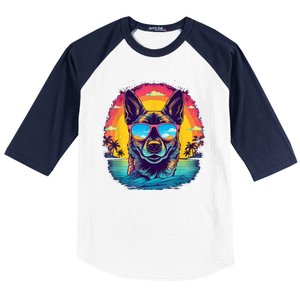 German Shepherd Men Women Kids Baseball Sleeve Shirt