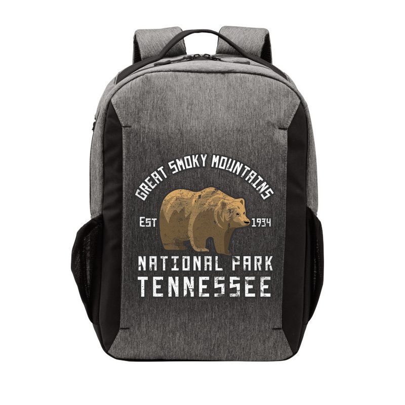 Great Smoky Mountains National Park Bear Nature Hiking Gift Vector Backpack