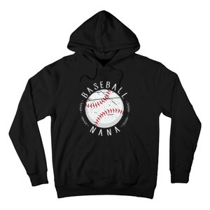 Grandmother Sports Nana Baseball Mother Hoodie