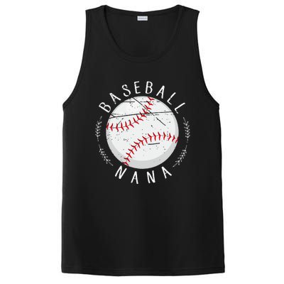 Grandmother Sports Nana Baseball Mother PosiCharge Competitor Tank