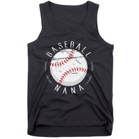 Grandmother Sports Nana Baseball Mother Tank Top