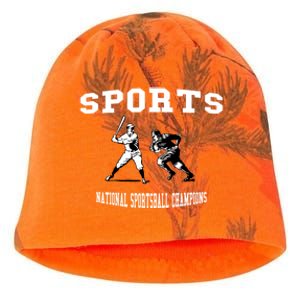 Go Sports National Sportsball Champions Meaningful Gift Kati - Camo Knit Beanie