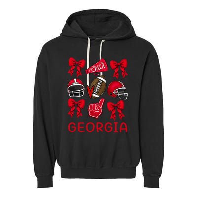 Georgia Sister Niece Coquette Bow Garment-Dyed Fleece Hoodie