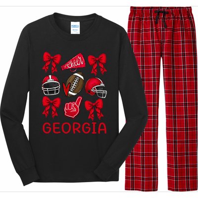 Georgia Sister Niece Coquette Bow Long Sleeve Pajama Set