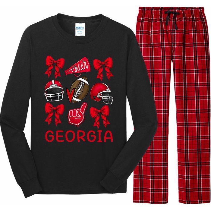 Georgia Sister Niece Coquette Bow Long Sleeve Pajama Set