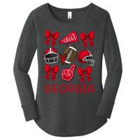 Georgia Sister Niece Coquette Bow Women's Perfect Tri Tunic Long Sleeve Shirt