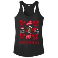 Georgia Sister Niece Coquette Bow Ladies PosiCharge Competitor Racerback Tank