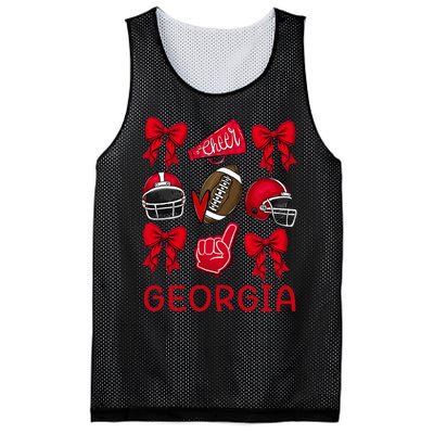 Georgia Sister Niece Coquette Bow Mesh Reversible Basketball Jersey Tank