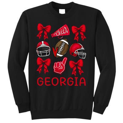 Georgia Sister Niece Coquette Bow Tall Sweatshirt