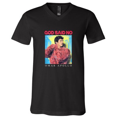 God Said No Box V-Neck T-Shirt