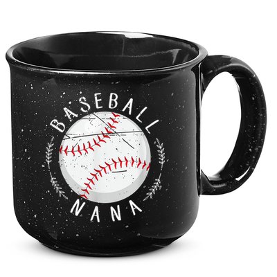 Grandmother Sports Nana Baseball Mother, Mother's Day 15oz Campfire Ceramic Mug