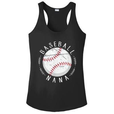 Grandmother Sports Nana Baseball Mother, Mother's Day Ladies PosiCharge Competitor Racerback Tank