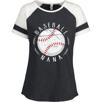 Grandmother Sports Nana Baseball Mother, Mother's Day Enza Ladies Jersey Colorblock Tee