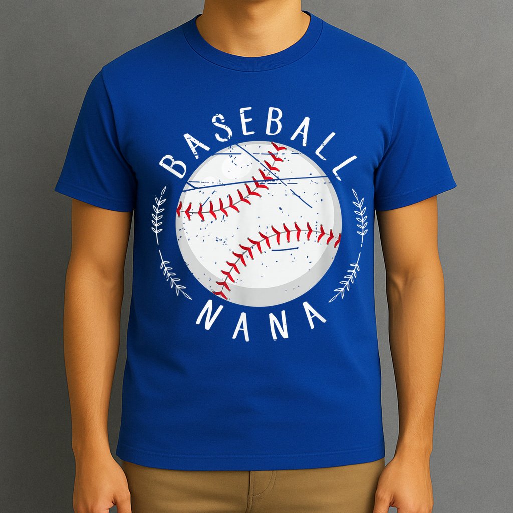 Grandmother Sports Nana Baseball Mother, Mother's Day T-Shirt