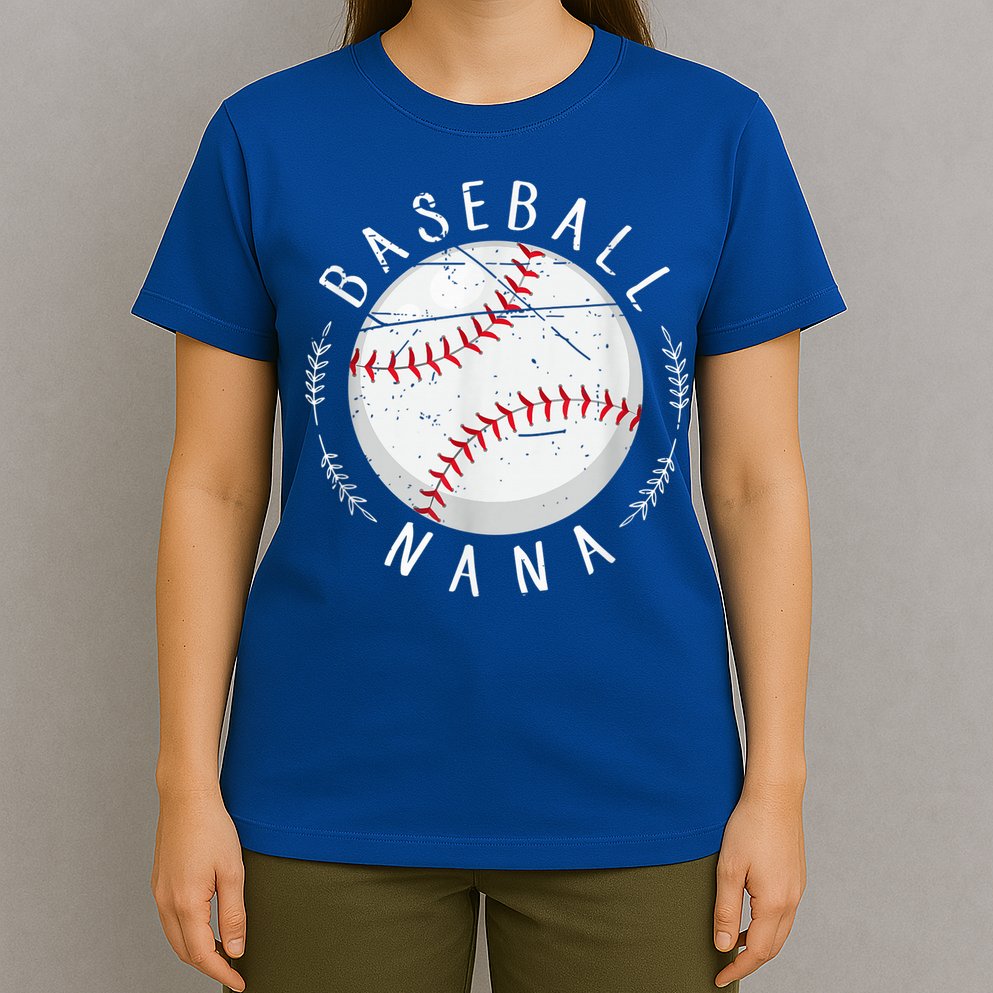Grandmother Sports Nana Baseball Mother, Mother's Day T-Shirt