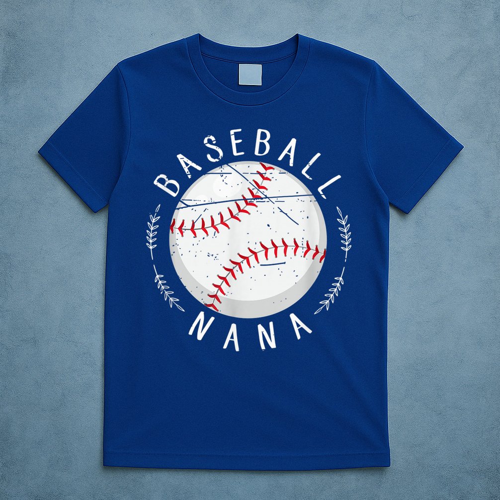 Grandmother Sports Nana Baseball Mother, Mother's Day T-Shirt