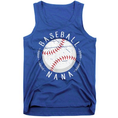 Grandmother Sports Nana Baseball Mother, Mother's Day Tank Top
