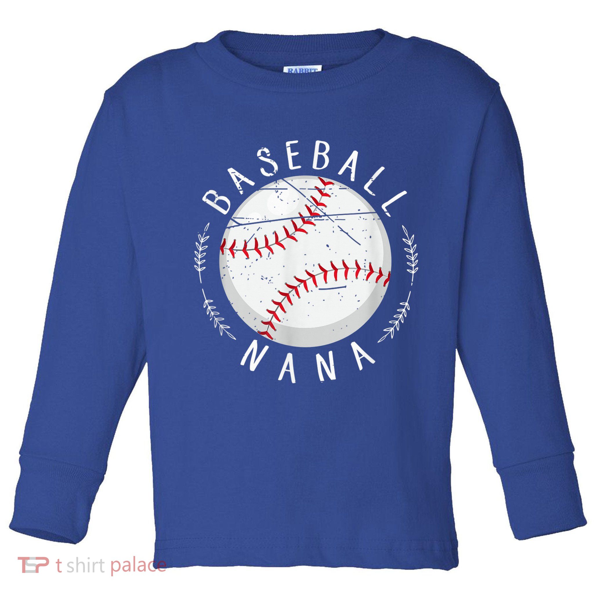 Grandmother Sports Nana Baseball Mother, Mother's Day Toddler Long Sleeve Shirt