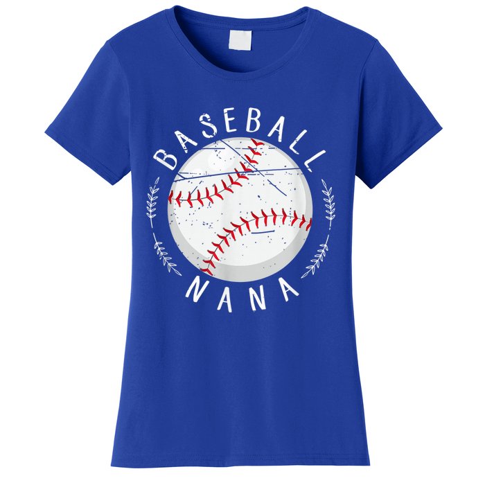 Grandmother Sports Nana Baseball Mother, Mother's Day Women's T-Shirt