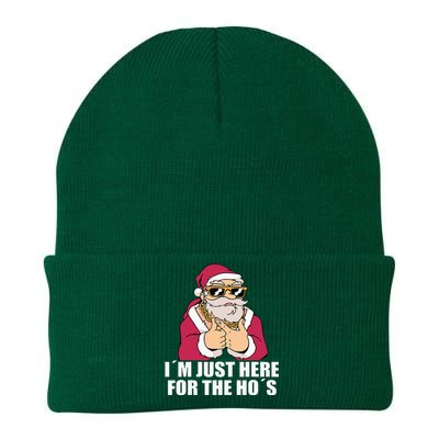 Gangsta Santa Naughty and Nice Xmas Vibes Knit Cap Winter Beanie